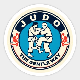 Judo Fighter Sticker